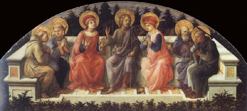 Fra Filippo Lippi Seven Saints Spain oil painting art